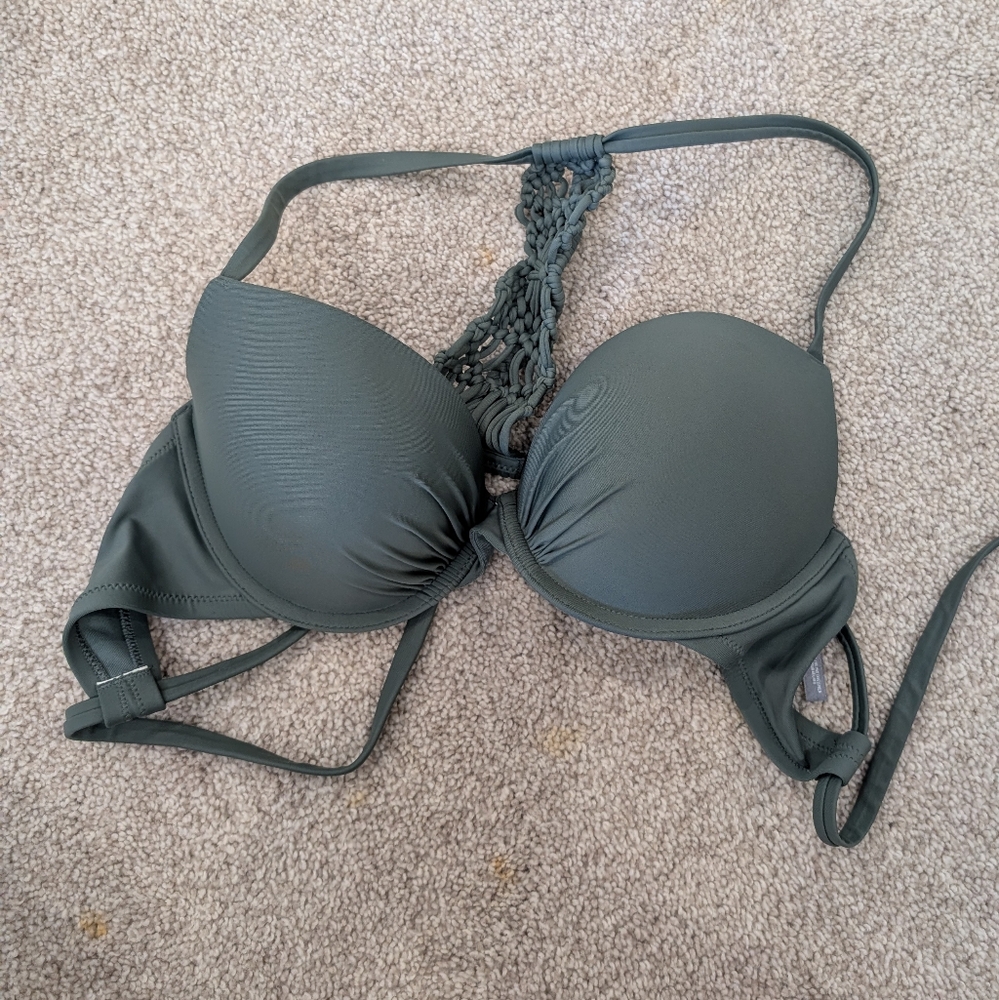 Aerie Plunge Swim Top